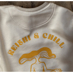 Bluza unisex - Reishi & Chill - Gwieździsty beż